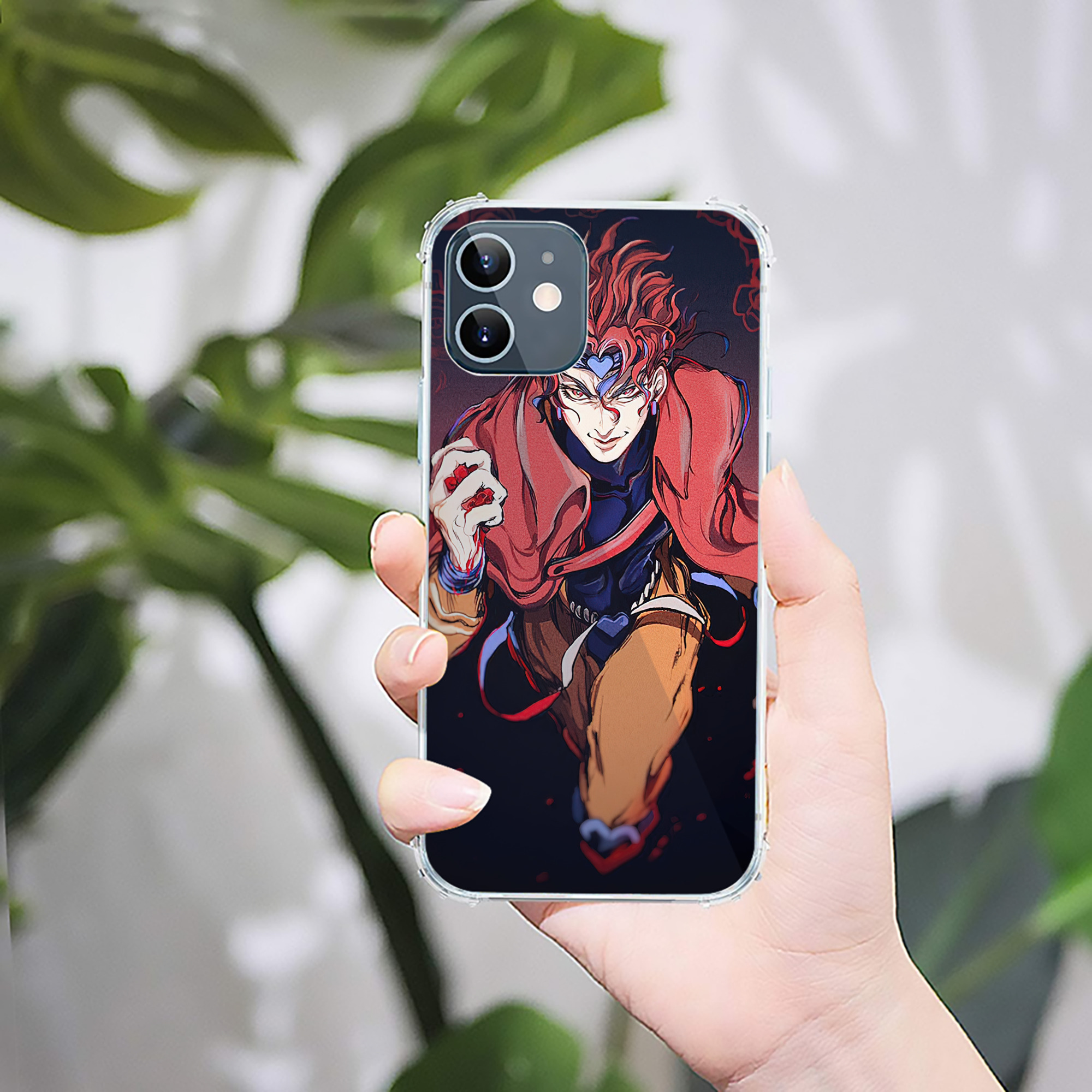 （画像用） ジョジョの奇妙な冒険 JoJo's Bizarre Adventure 【iPhone 12シリーズ対応】透明スマホケース（クリアソフトケース）